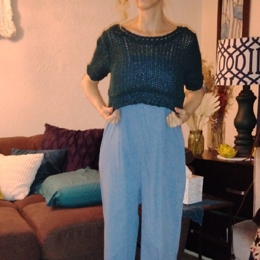 Free People Cropped Sweater